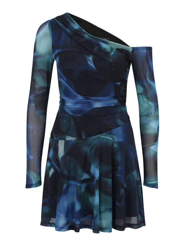 Forever New Petite Forever New Petite Haljina 'Elise'  noćno plava / svijetloplava / tamno plava / smaragdno zelena