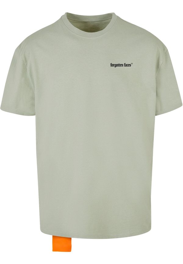 Forgotten Faces Forgotten Faces Majica 'Braids'  konjak / pastelno zelena / narančasta / crna