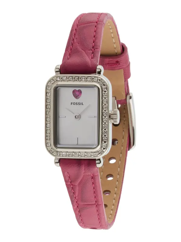 FOSSIL FOSSIL Analogni sat 'RAQUEL'  burgund / srebro