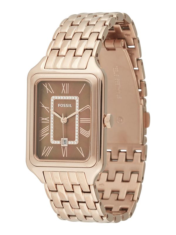 FOSSIL FOSSIL Analogni sat 'RAQUEL'  smeđa / rosé