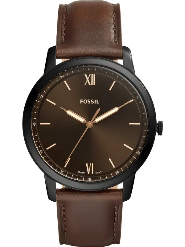 FOSSIL FOSSIL Analogni sat  tamno smeđa
