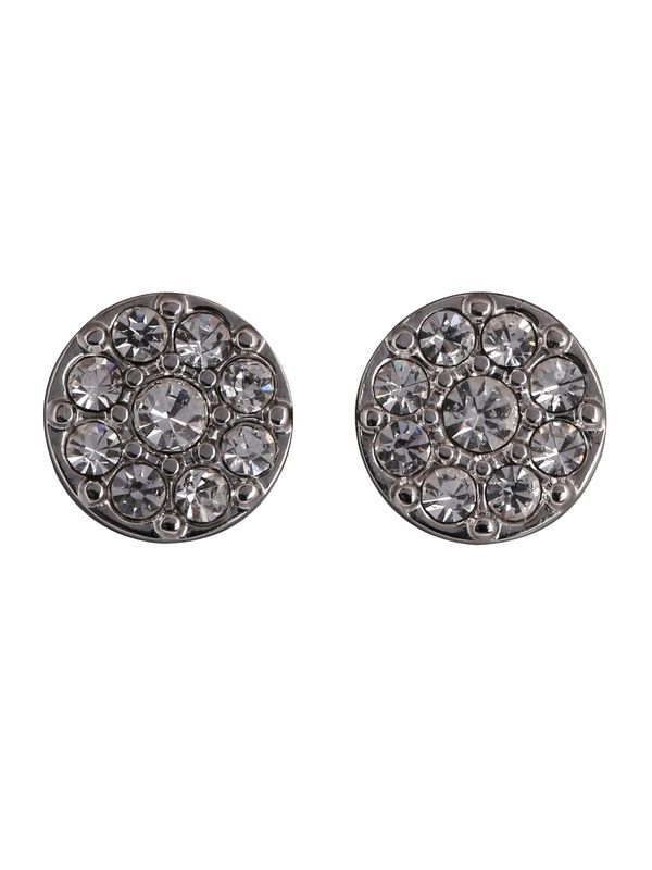 FOSSIL FOSSIL Naušnice  srebro / prozirna