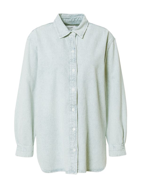 FRAME FRAME Bluza  plavi traper / pastelno zelena