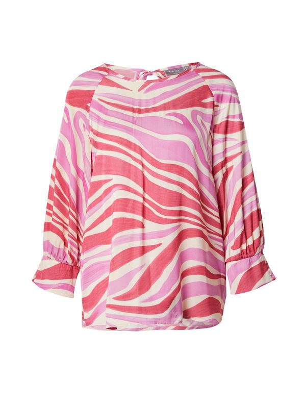 Fransa Fransa Bluza 'ZENA'  roza / lubenica roza / bijela