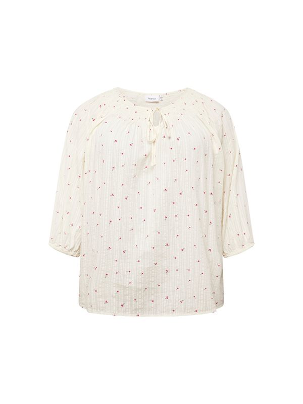 Fransa Curve Fransa Curve Bluza 'SANYA'  crvena / bijela