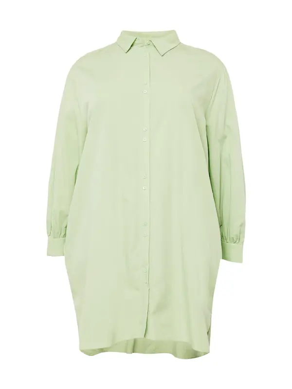 Fransa Curve Fransa Curve Bluza 'Vibi'  pastelno zelena