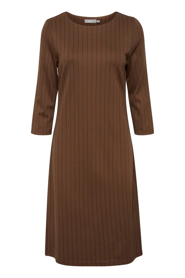 Fransa Fransa Haljina  tamno smeđa / crna