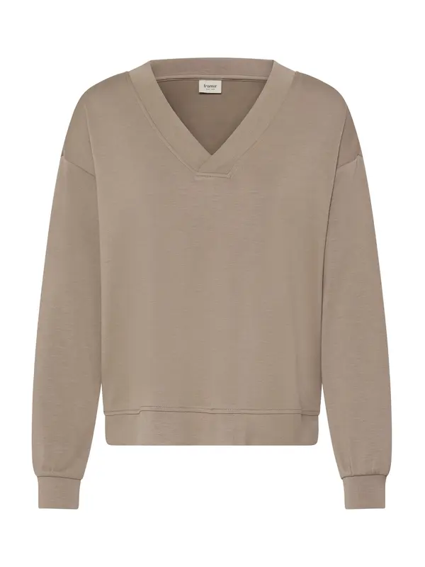 Fransa Fransa Sweater majica 'FRAURORA'  smeđa