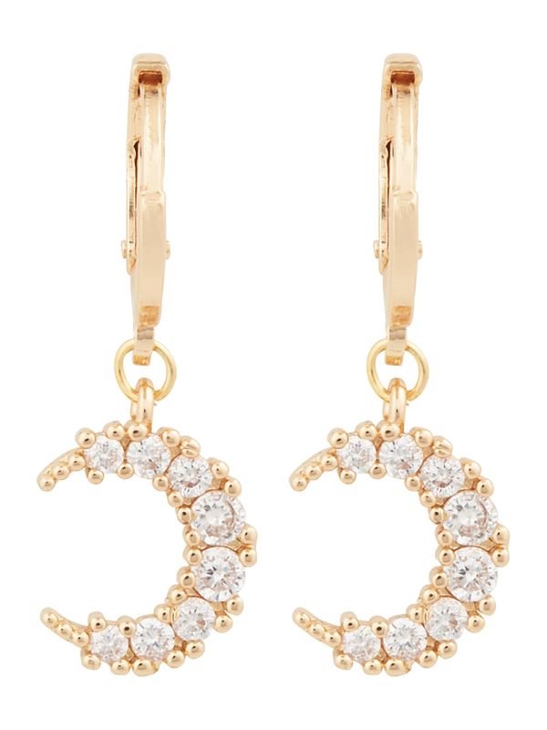 Fräulein Wunder Fräulein Wunder Naušnice  zlatna / bijela