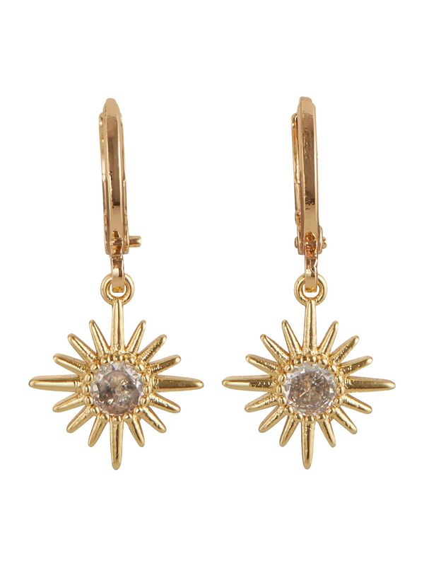 Fräulein Wunder Fräulein Wunder Naušnice  zlatna / prozirna