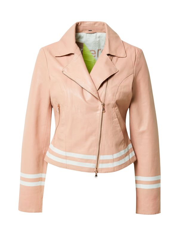 FREAKY NATION FREAKY NATION Prijelazna jakna 'Look Bright'  puder roza / bijela