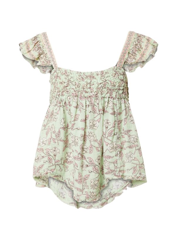 Free People Free People Bluza 'NALA'  menta / roza / bordo