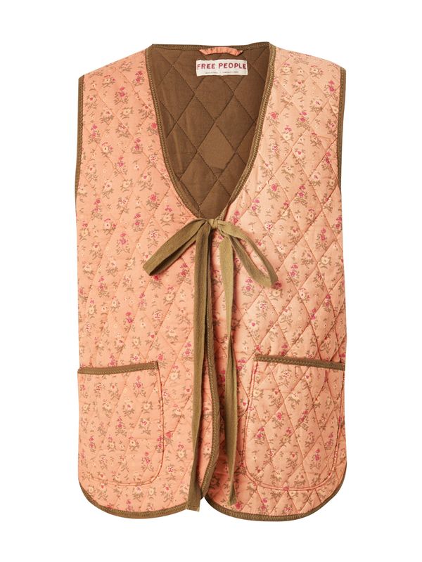 Free People Free People Prsluk 'CLAUDINE'  siva / zelena / narančasta / roza