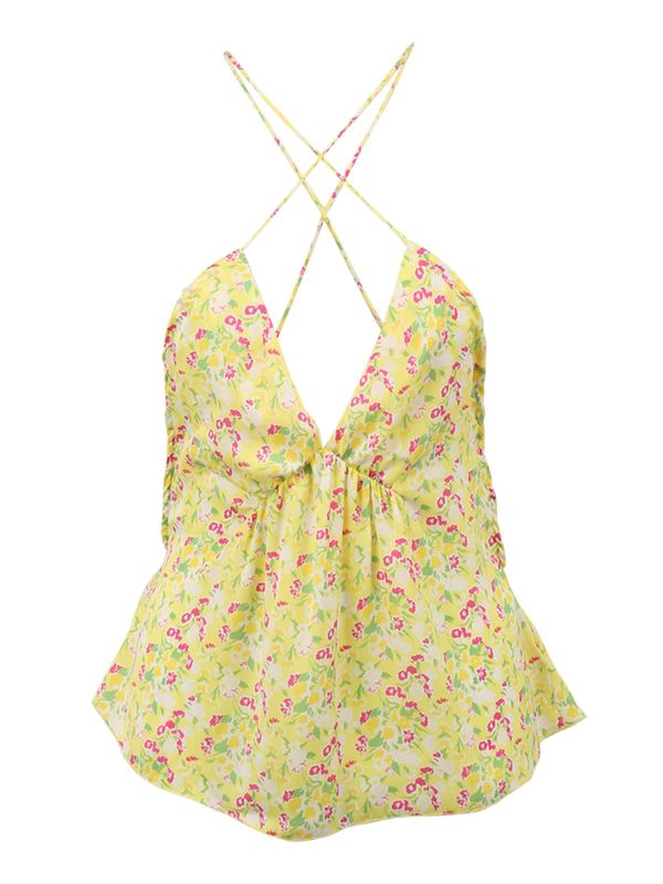 Free People Free People Top 'GARDENIA'  boja pijeska / žuta / svijetlozelena / fuksija