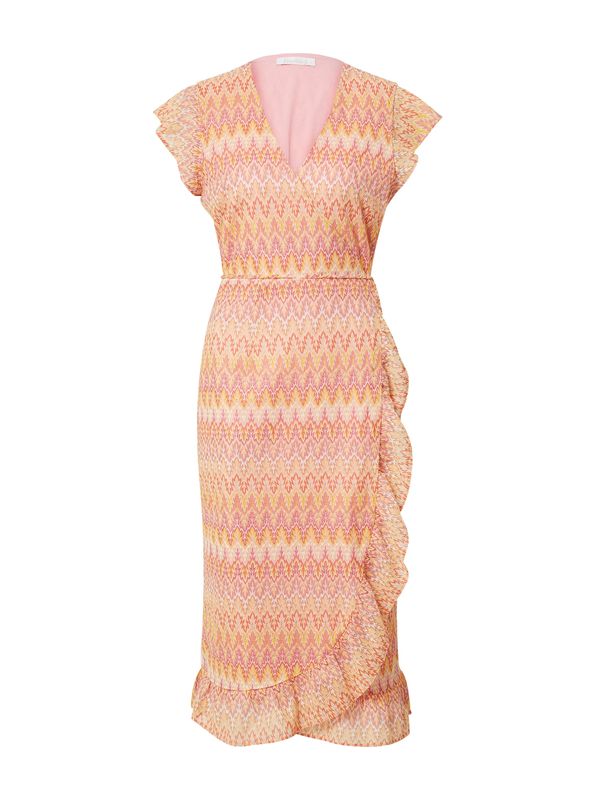 Freebird Freebird Haljina  smeđa / cappuccino / žuta / crvena