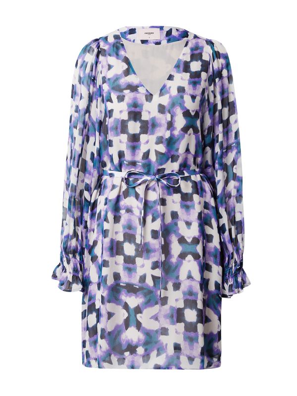 Freebird Freebird Haljina 'Xeni'  petrol / ljubičasta / crna / bijela