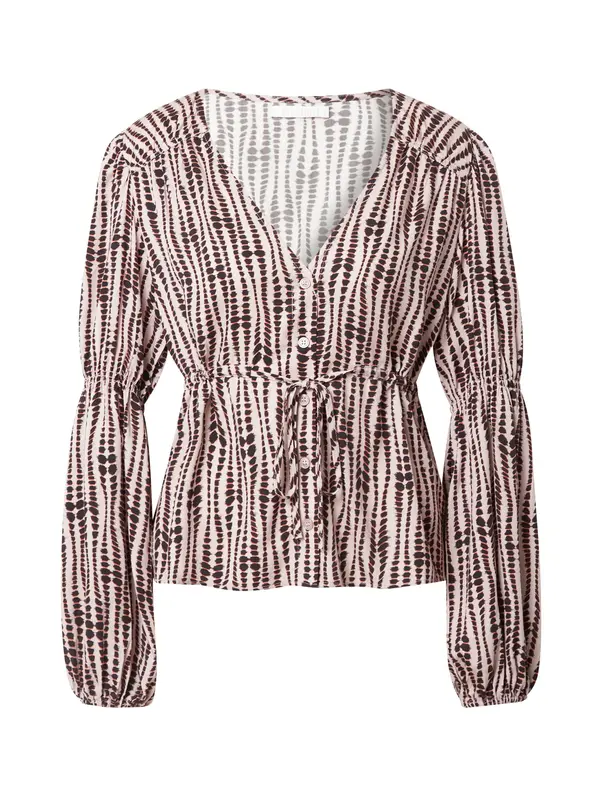 Freebird Icons Freebird Icons Bluza 'Ariella'  sivkasto ljubičasta (mauve) / hrđavo crvena / crna