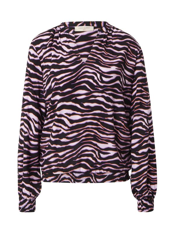 Freequent Freequent Bluza 'LINN'  svijetloljubičasta / tamno ljubičasta / crna