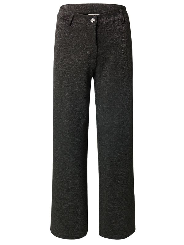 Freequent Freequent Hlače 'NANNI'  crna / srebro