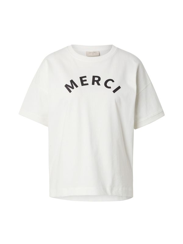 Freequent Freequent Majica 'CAROL'  crna / prljavo bijela