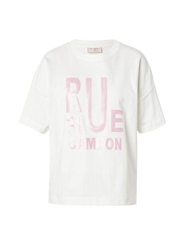 Freequent Freequent Majica 'CAROL'  roza / bijela