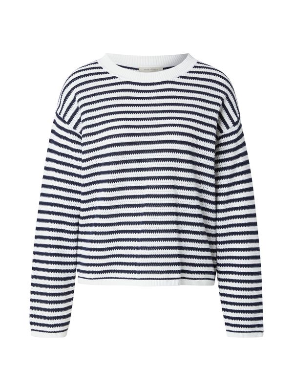 Freequent Freequent Pulover 'DOMO'  mornarsko plava / bijela