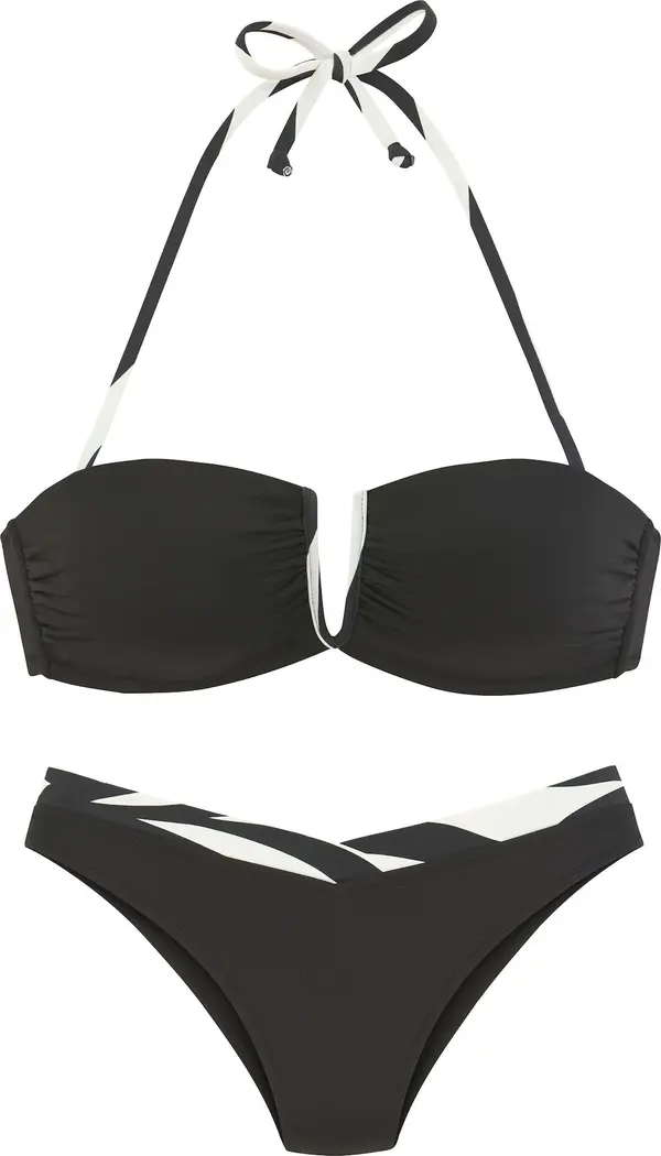 FRENCH CONNECTION FRENCH CONNECTION Bikini  crna / bijela