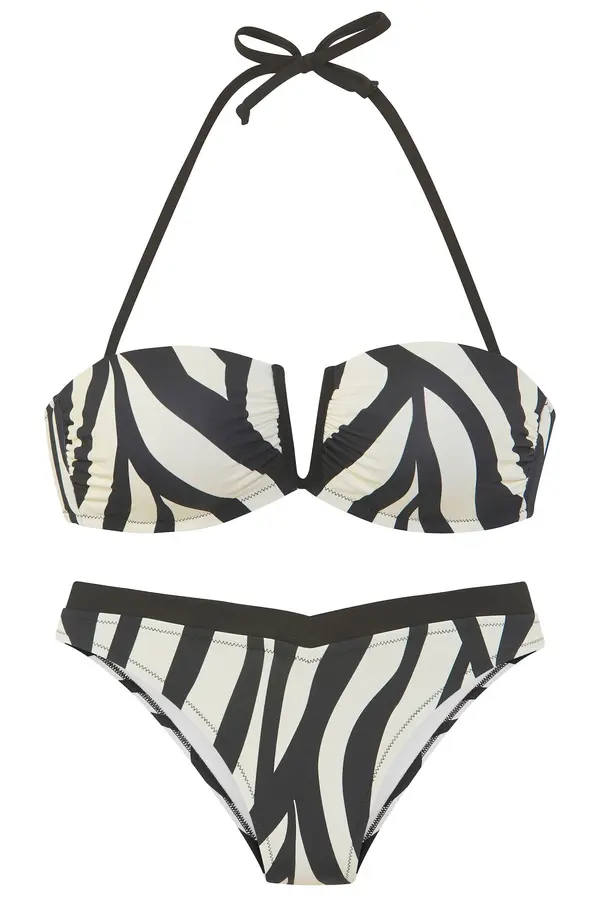 FRENCH CONNECTION FRENCH CONNECTION Bikini  crna / bijela