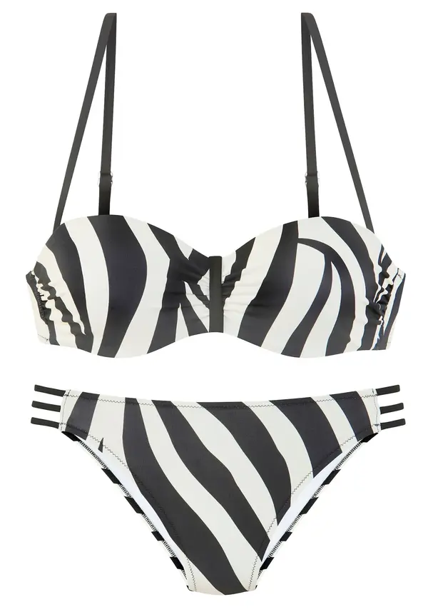 FRENCH CONNECTION FRENCH CONNECTION Bikini  crna / bijela