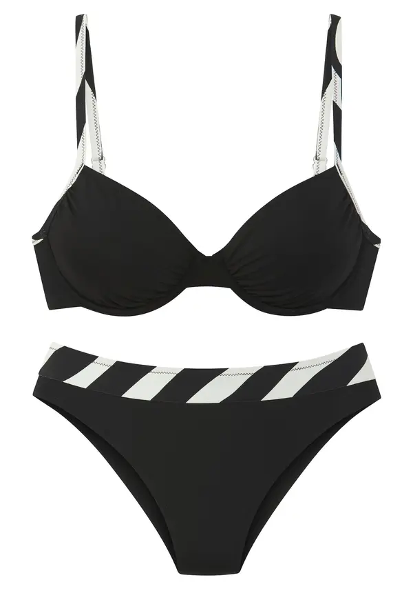 FRENCH CONNECTION FRENCH CONNECTION Bikini  crna / bijela
