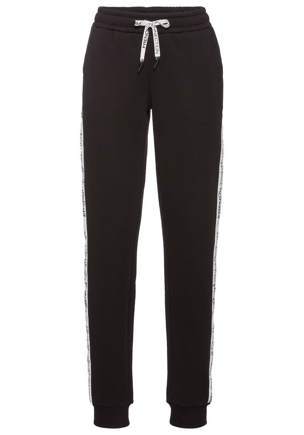 French Connection LM French Connection LM Hlače  crna / bijela