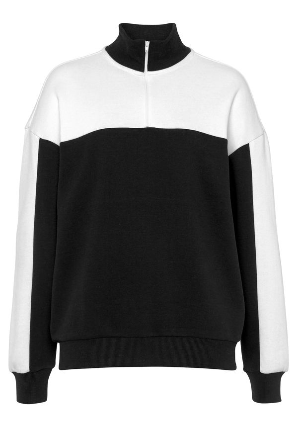 FRENCH CONNECTION FRENCH CONNECTION Sweater majica  crna / bijela