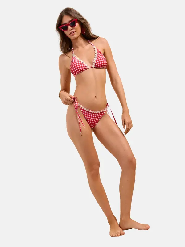 Friends Like These Friends Like These Bikini  crvena / bijela