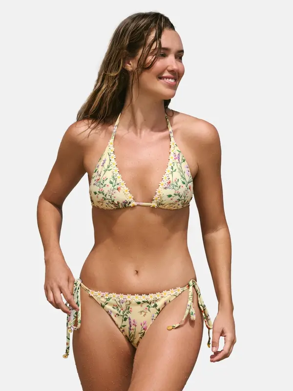 Friends Like These Friends Like These Bikini  pastelno žuta / zelena