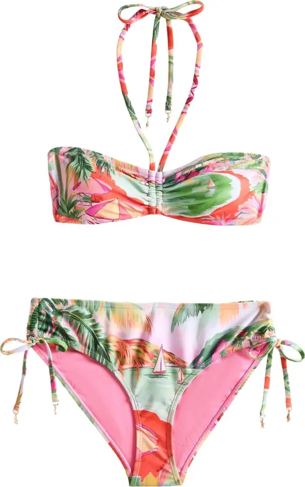 Friends Like These Friends Like These Bikini  svijetlozelena / tamno zelena / roza / bijela