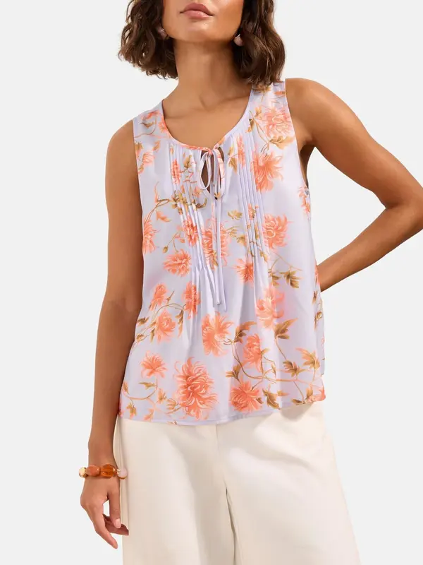 Friends Like These Friends Like These Top  kivi zelena / svijetloljubičasta / marelica