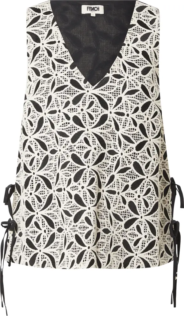 FRNCH PARIS FRNCH PARIS Bluza  crna / bijela