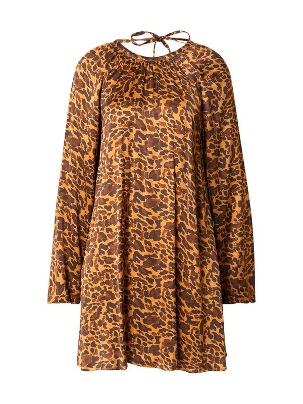 FRNCH PARIS FRNCH PARIS Haljina 'Paz'  smeđa / čokolada / višnja