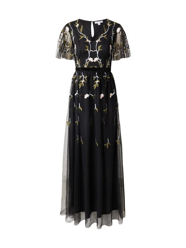 Frock and Frill Frock and Frill Večernja haljina  svijetlozelena / crna / bijela