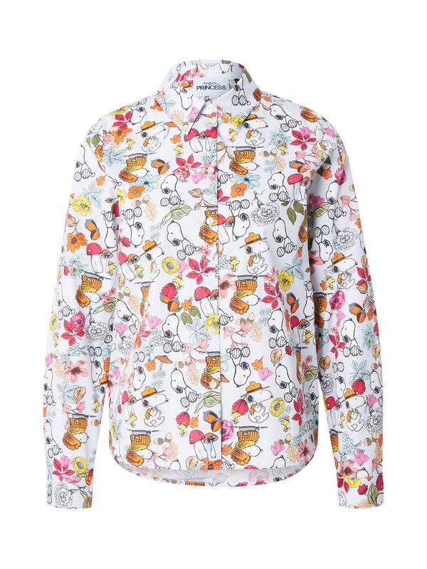 Frogbox Frogbox Bluza  pastelno plava / narančasta / roza / crna