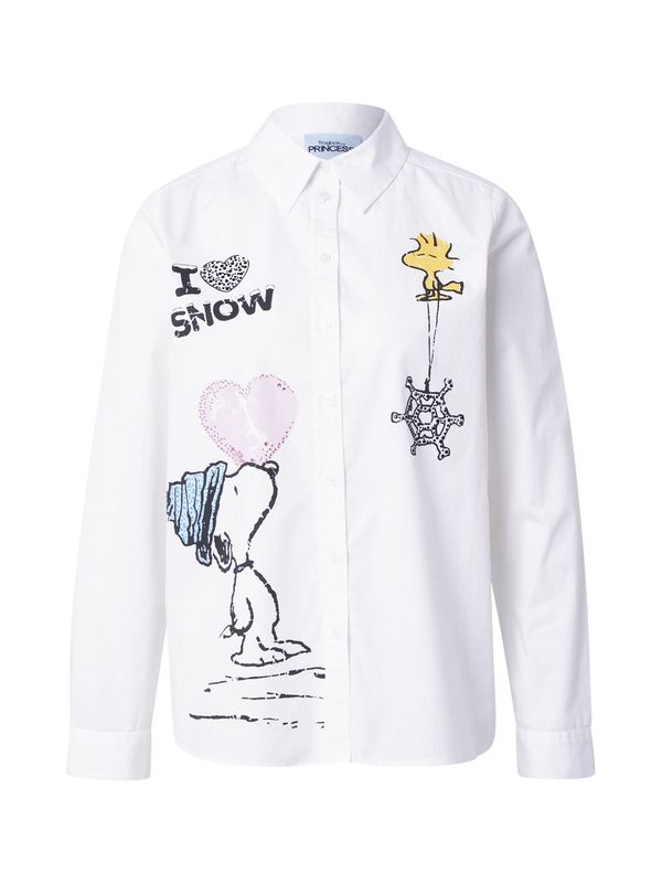 Frogbox Frogbox Bluza 'Snoopy'  žuta / prljavo roza / crna / bijela