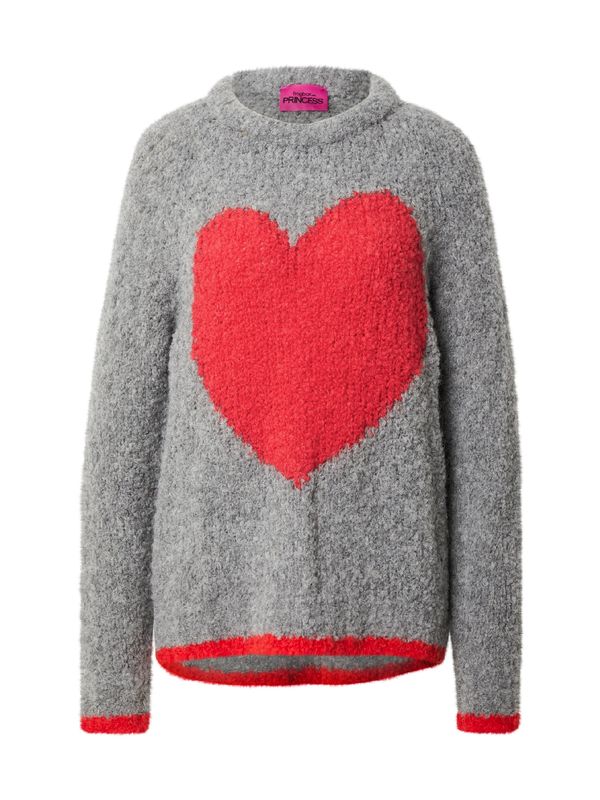 Frogbox Frogbox Pulover  siva / crvena