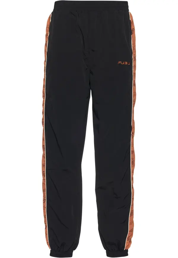 FUBU FUBU Hlače 'Corporate'  mandarina / crna / bijela