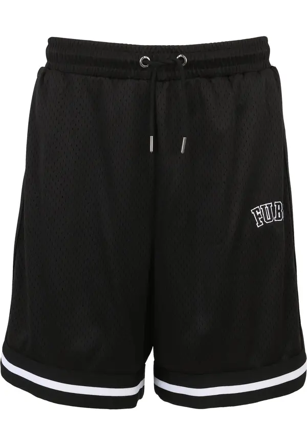 FUBU FUBU Hlače  crna / bijela