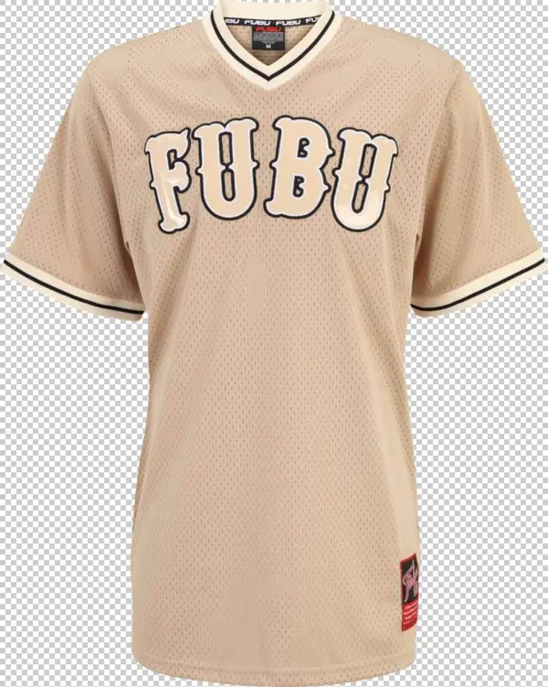 FUBU FUBU Majica  bež / pijesak / bijela