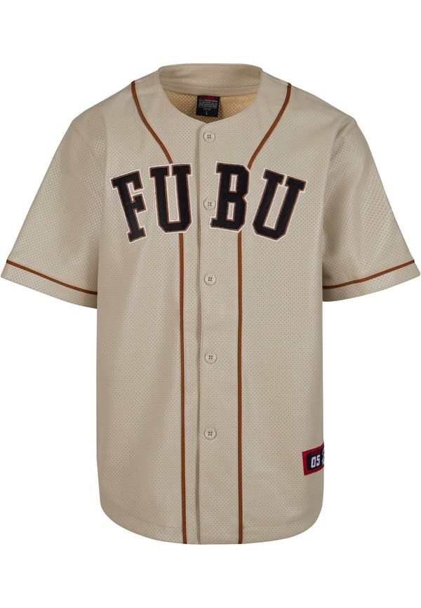 FUBU FUBU Majica  bež / smeđa / crna / bijela