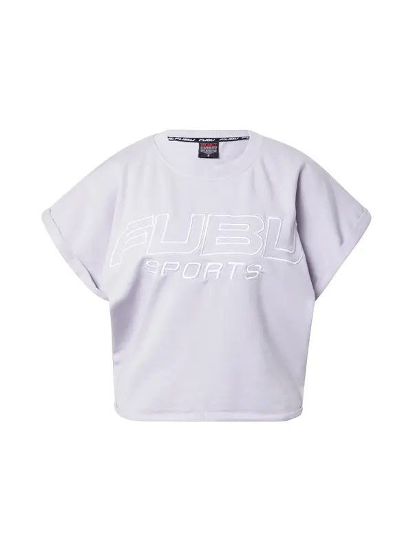 FUBU FUBU Majica  pastelno ljubičasta / bijela