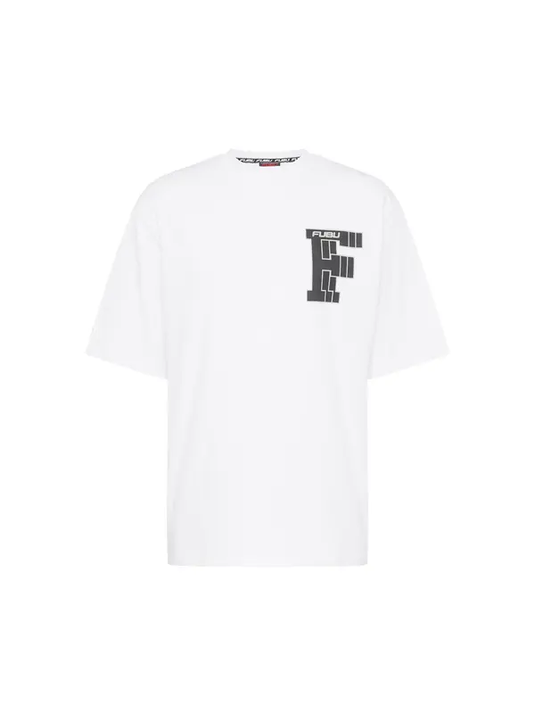 FUBU FUBU Majica  siva / crna / prljavo bijela