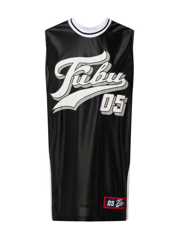 FUBU FUBU Majica  svijetlosiva / crvena / crna / bijela