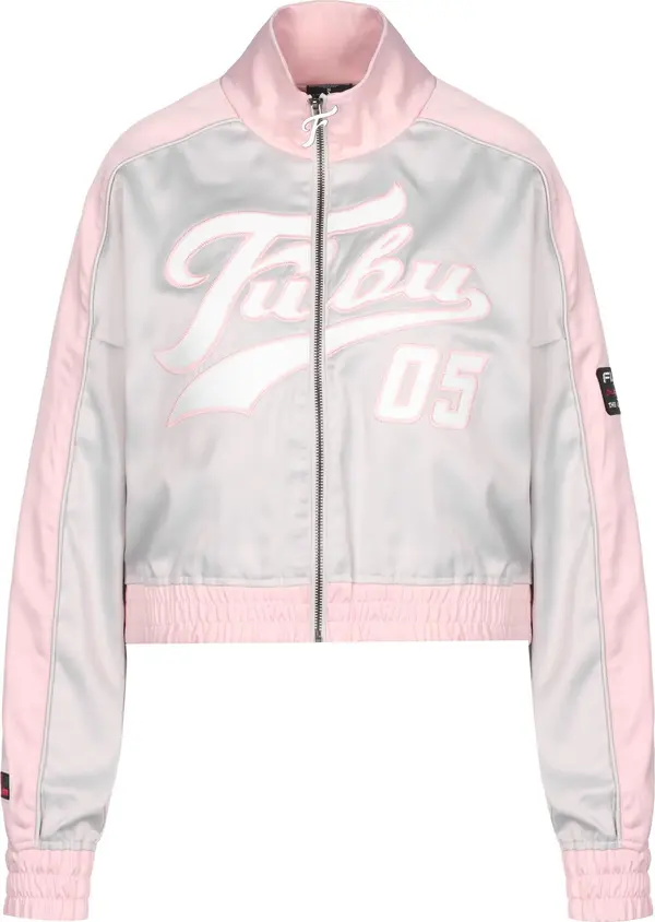 FUBU FUBU Prijelazna jakna  srebrno siva / roza / crna / bijela